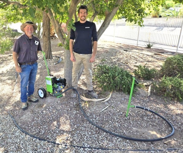 Brian Milton of Buddies Exterminating in Las Vegas loves using the new Exhaust Probe for his BurrowRx